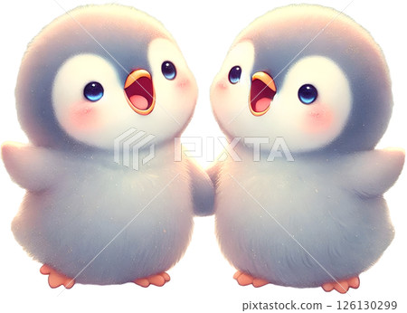 可愛的小企鵝插圖 可愛的小企鵝插圖 126130299