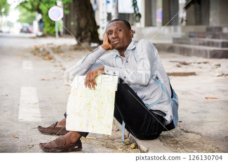 portrait of young man. portrait of young man. 126130704