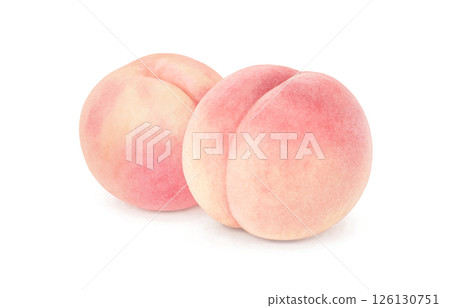 Peach illustration watercolor white peach peach 126130751