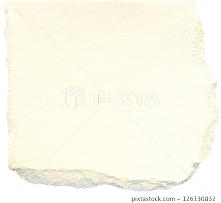 Pale torn cardboard scrap with space from text. Beige, ivory, cream canvas texture background. Realistic paper, carton texture for collage, DIY projects, scrapbooking Pale torn cardboard scrap with space from text. Beige, ivory, cream canvas texture background. Realistic paper, carton texture for collage, DIY projects, scrapbooking 126130832