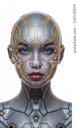 double exposure of woman head 126130974