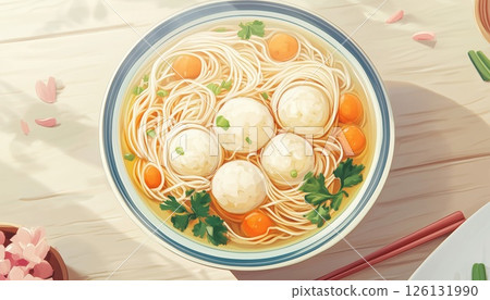 Delicious Asian Bowl Noodles Delicious Asian Bowl Noodles 126131990