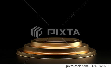 Gold Product With Geometric Shapes On Five 126132020
