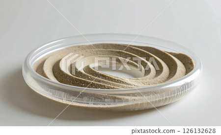 pack ring transformed into a floating zen garden 126132628