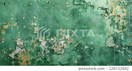 Green Concrete Canvas: Artistic Backgrounds for Creativity, Urban Greenery: Painted Concrete Backdrops for Modern Settings-Ai-generated 126132682