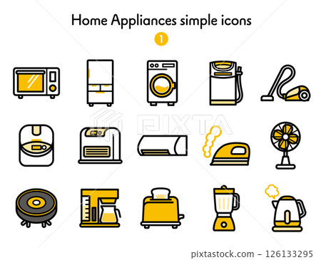 圖示集合家電 126133295