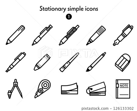 圖示集合文具 126133302