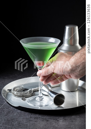 Japanese slipper cocktail Japanese slipper cocktail 126133636