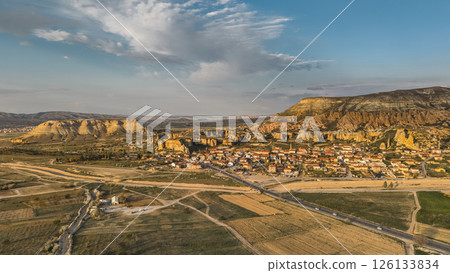 Unique landscape of Cappadocia 126133834