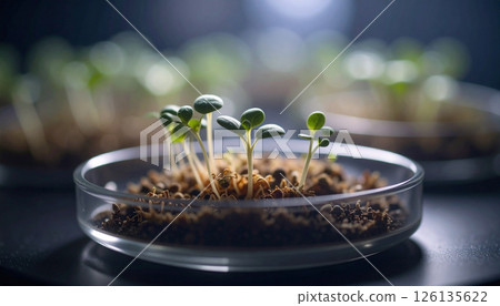 alien plant spores pulsing .World UFO Day concept. Generated Image alien plant spores pulsing .World UFO Day concept. Generated Image 126135622