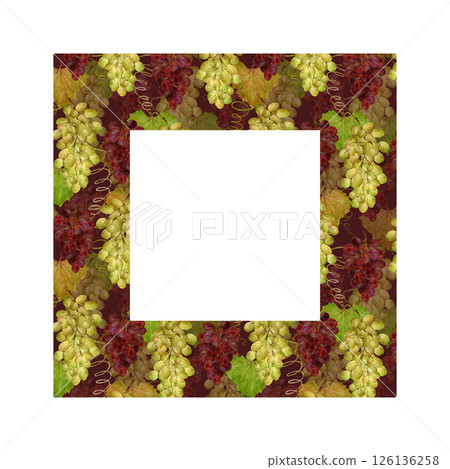 This is a Vibrant Grape Themed Photo Frame Designed for Your Special Moments and Memories 126136258
