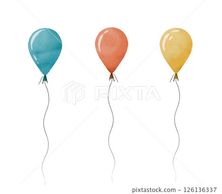 Three balloons ideal for all your celebrations, including birthdays and anniversaries 126136337