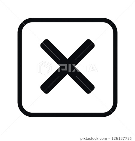 十字線描插畫，素材，圖標，簡單，無背景 126137755
