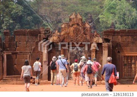 吳哥窟女王宮的精美雕刻 126138113