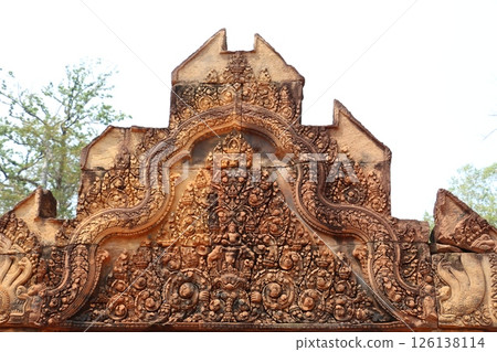 吳哥窟女王宮的精美雕刻 126138114