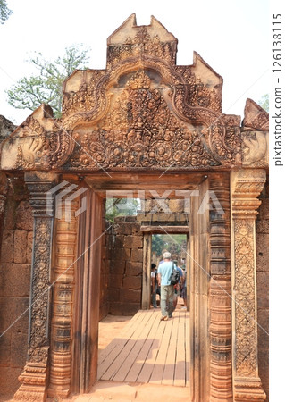 吳哥窟女王宮的精美雕刻 126138115