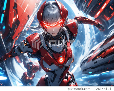 機器人套裝美女 126138191