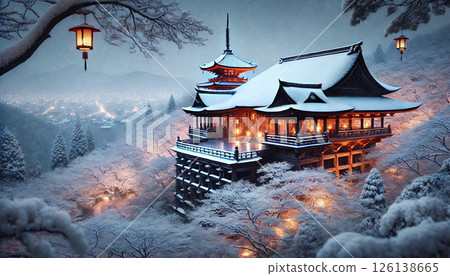 Kiyomizudera的雪景 126138665