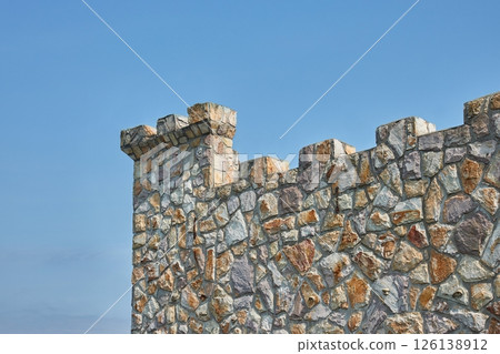 Castle stone wall Castle stone wall 126138912