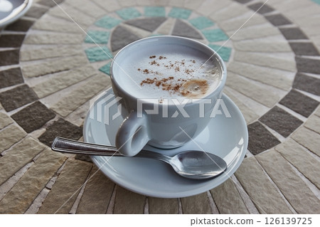 Coffee cup on table 126139725
