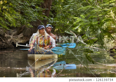 Canoeing in the wild Canoeing in the wild 126139734