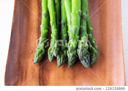 Boiled asparagus Boiled asparagus 126139860