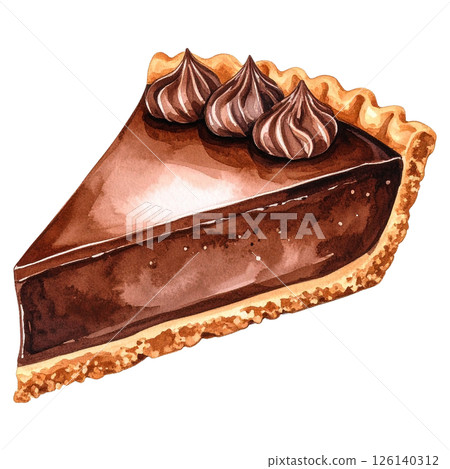 Watercolor Chocolate Collection AI Generative Watercolor Chocolate Collection AI Generative 126140312