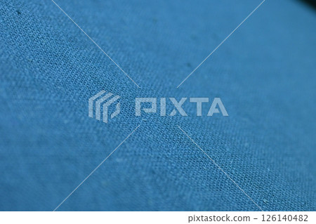 blue green hemp viscose natural fabric cloth color, sackcloth rough texture of textile fashion 126140482