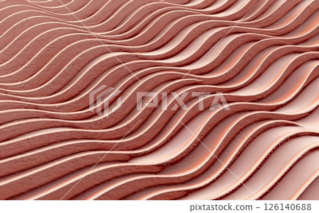 Peach fuzz wave texture in Generative AI. 126140688