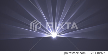 White lasers background., glowing rays or neon beams, bright futuristic backdrop.. 126140974