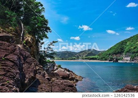 Ocean view from the Ebisu Cave promenade 126142536