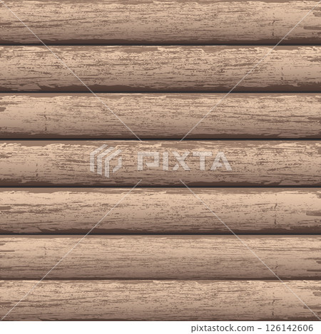 Realistic Horizontal Rustic Wooden Planks Texture Background. Vector Realistic Horizontal Rustic Wooden Planks Texture Background. Vector 126142606