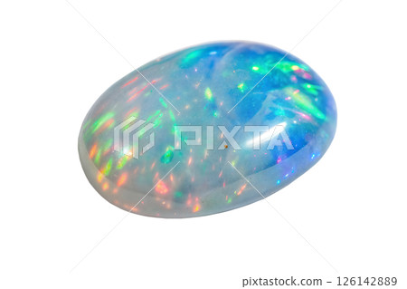 Opal Gemstone Macro 126142889