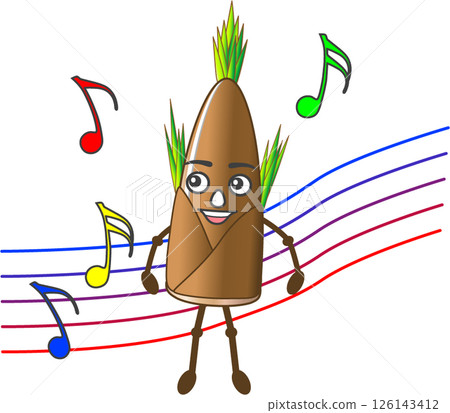 竹筍 歡喜 快樂 126143412