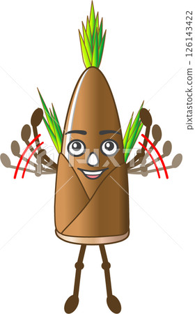 bamboo shoot, bamboo 126143422