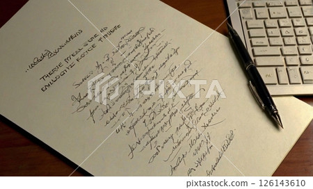 那天沒有收到的那封信現在靜靜地放在我的桌子上。 那天沒有收到的那封信現在靜靜地放在我的桌子上。 126143610