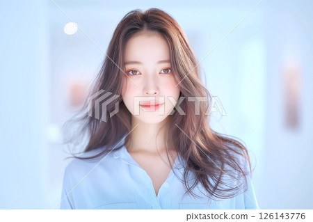 Beautiful hair woman/hairstyle "AI generated images" 126143776