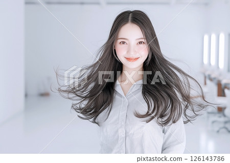 Beautiful hair woman/hairstyle "AI generated images" 126143786