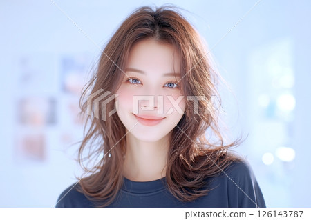 Beautiful hair woman/hairstyle "AI generated images" 126143787