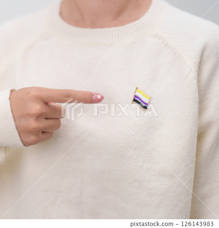 International Non Binary People July Day and Happy Pride June month and LGBTQIA with flag Brooch pin for LGBTQ, Marriage Equality Law, Pansexual, Demisexual and transgender International Non Binary People July Day and Happy Pride June month and LGBTQIA with flag Brooch pin for LGBTQ, Marriage Equality Law, Pansexual, Demisexual and transgender 126143983