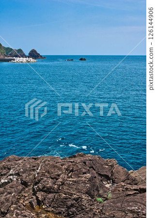 從戎洞窟眺望的海景 從戎洞窟眺望的海景 126144906