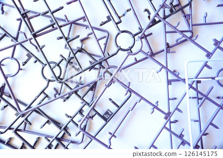 Plastic model runner 126145175