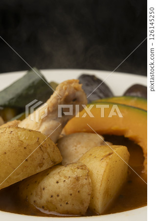 Summer vegetable soup curry Summer vegetable soup curry 126145250