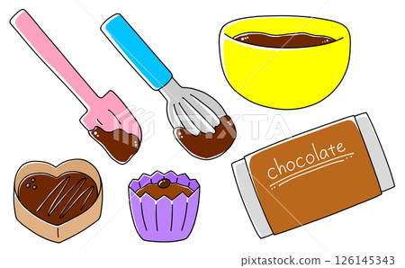 Simple and easy chocolate candy making set - solid color Simple and easy chocolate candy making set - solid color 126145343