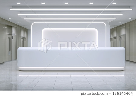 "AI-generated image" of the entrance to a hospital or facility 126145404
