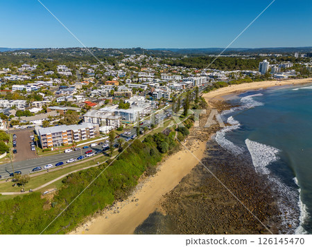 Aerial shot of Maroochydore in Sunshine Coast, Queensland, Australia 126145470
