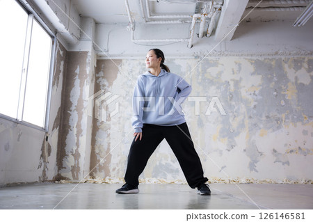 Image of dancers posing for dance, hip hop, etc. Image of dancers posing for dance, hip hop, etc. 126146581