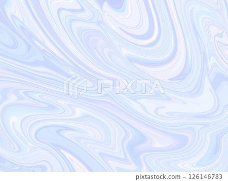 10 Mysterious and delicate marbled backgrounds with beautiful blue and light blue gradations 126146783