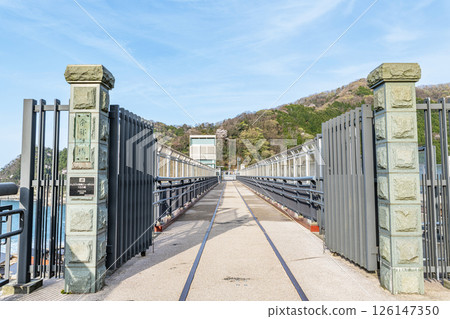 Observation facility at the "Sky Station" on the Amarube Bridge in Mikata-gun, Hyogo Prefecture 126147350