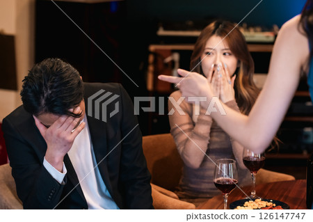 Husband and his lover caught cheating Husband and his lover caught cheating 126147747